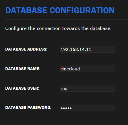 C:\Users\onair\Desktop\GUIDE\Immagini\Streammer\DB setup.png